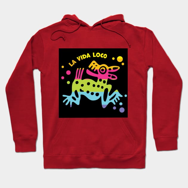 La Vida Loco Scratch Hoodie by Edofest